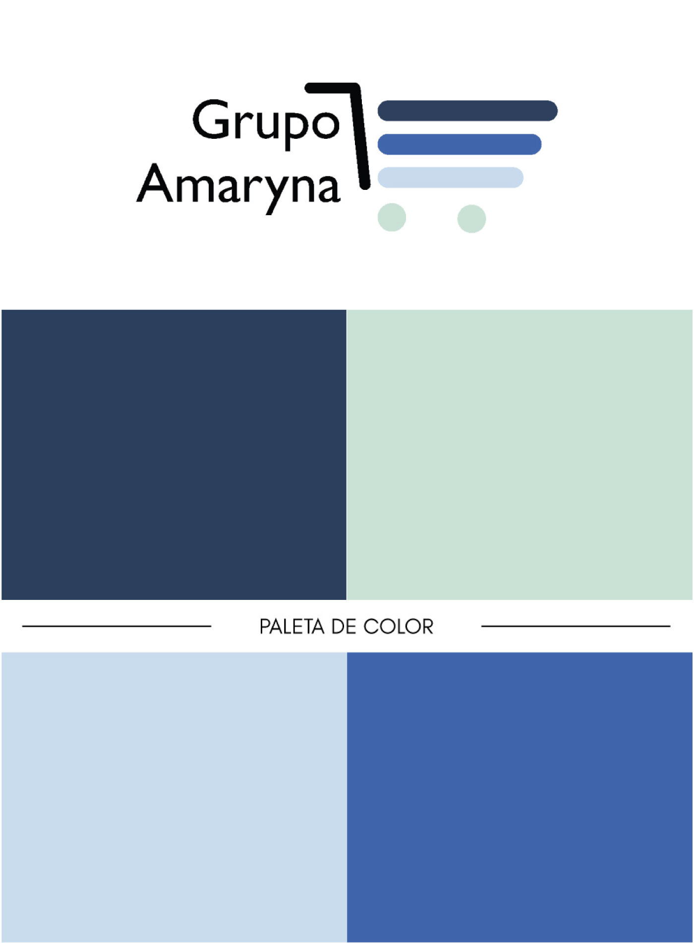 Paleta de colores Grupo Amaryna